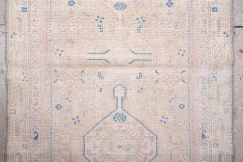 Antique Hamadan Runner Rug (2' x 9')